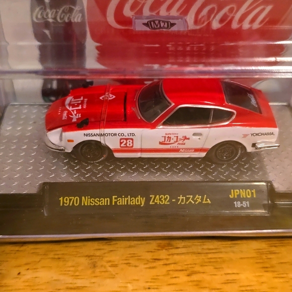 M2 Machines Coca Cola 1970 Nissan Fairlady Z432 - LIMITED EDITION - Picture 2 of 8